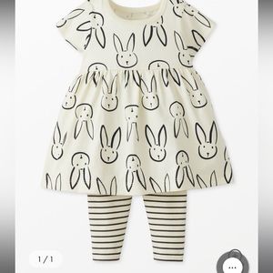 NIB Hanna Andersson print pocket dress and pants